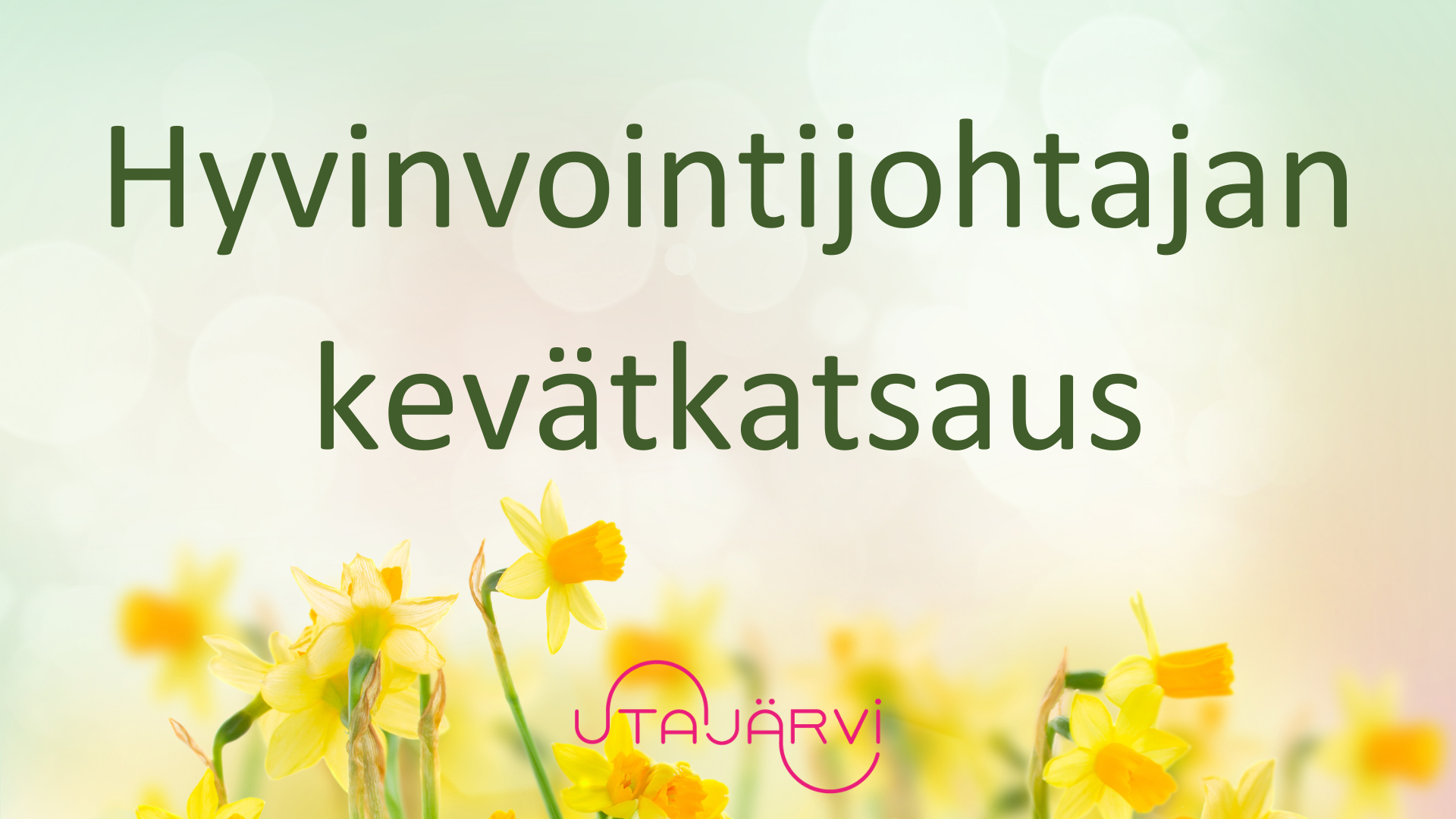 Hyvinvointijohtajan kevätkatsaus