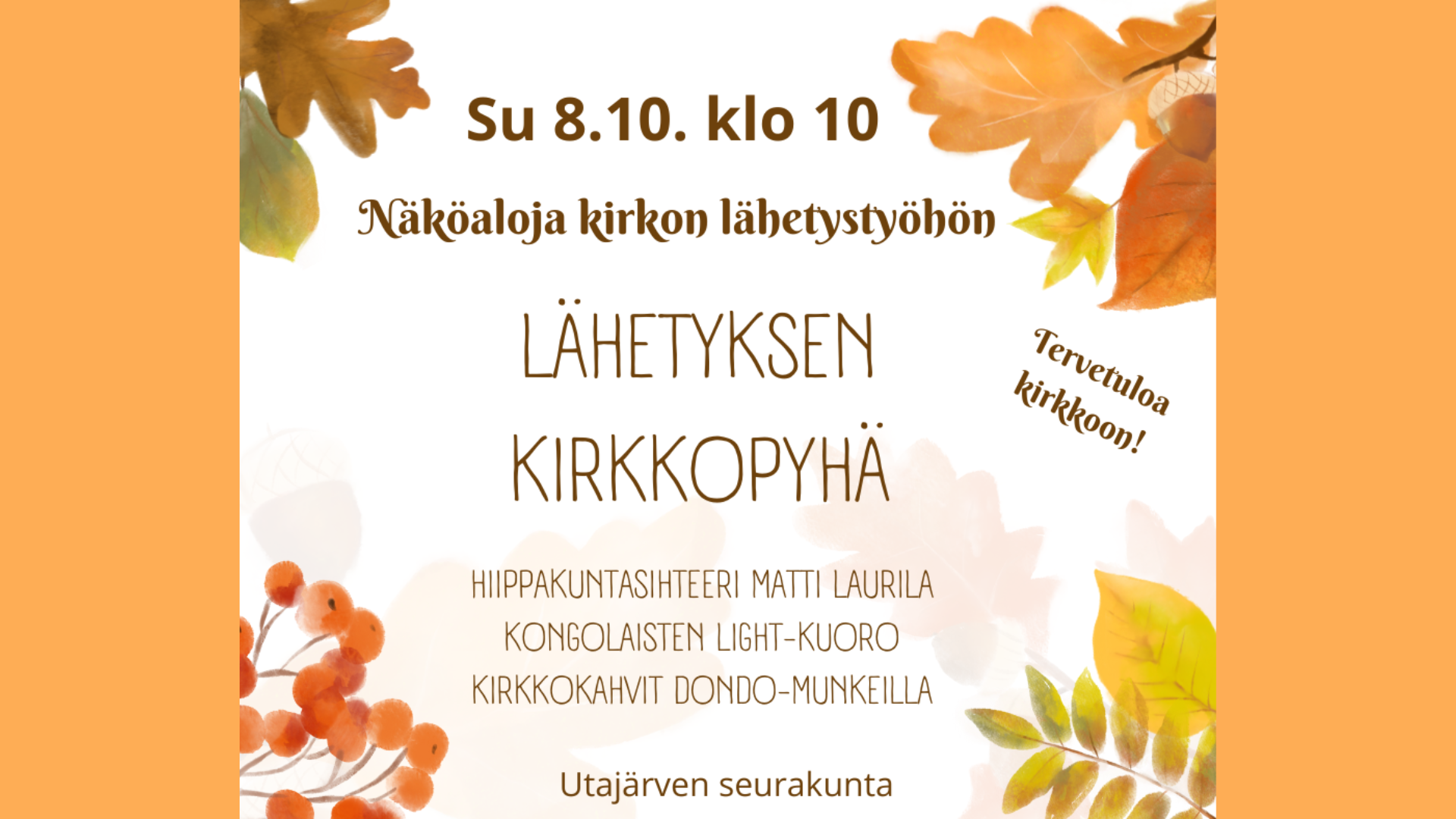 Lähetyksen kirkkopyhä kirkossa