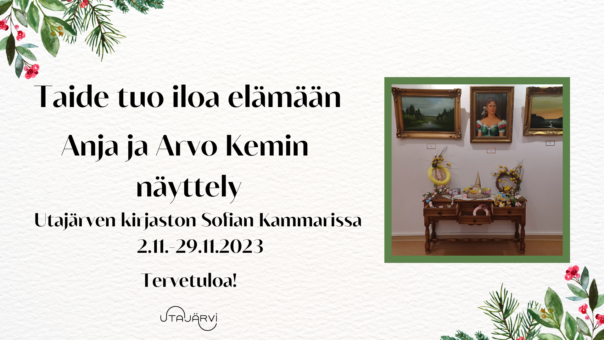 Sofian kammarin marraskuun näyttely