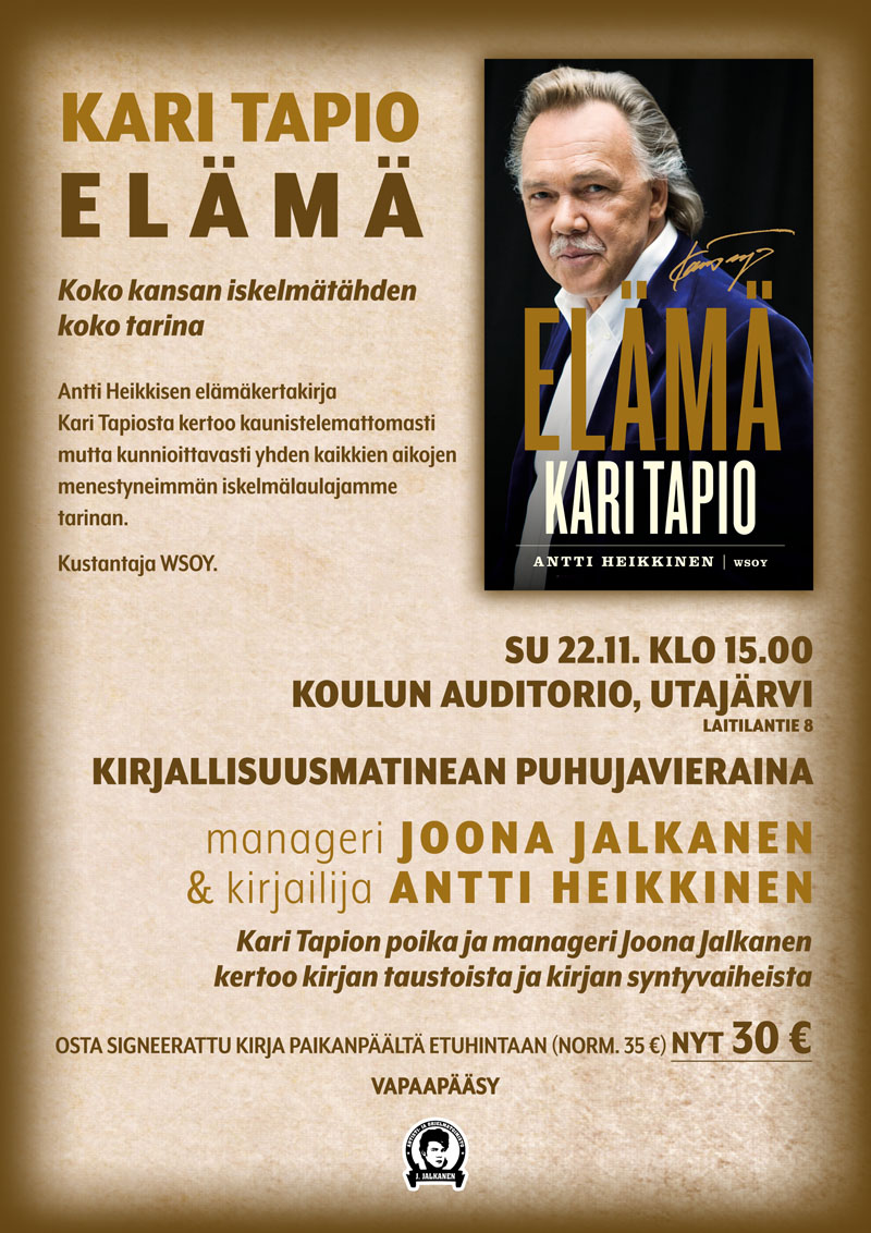 Kari Tapio. Elämä