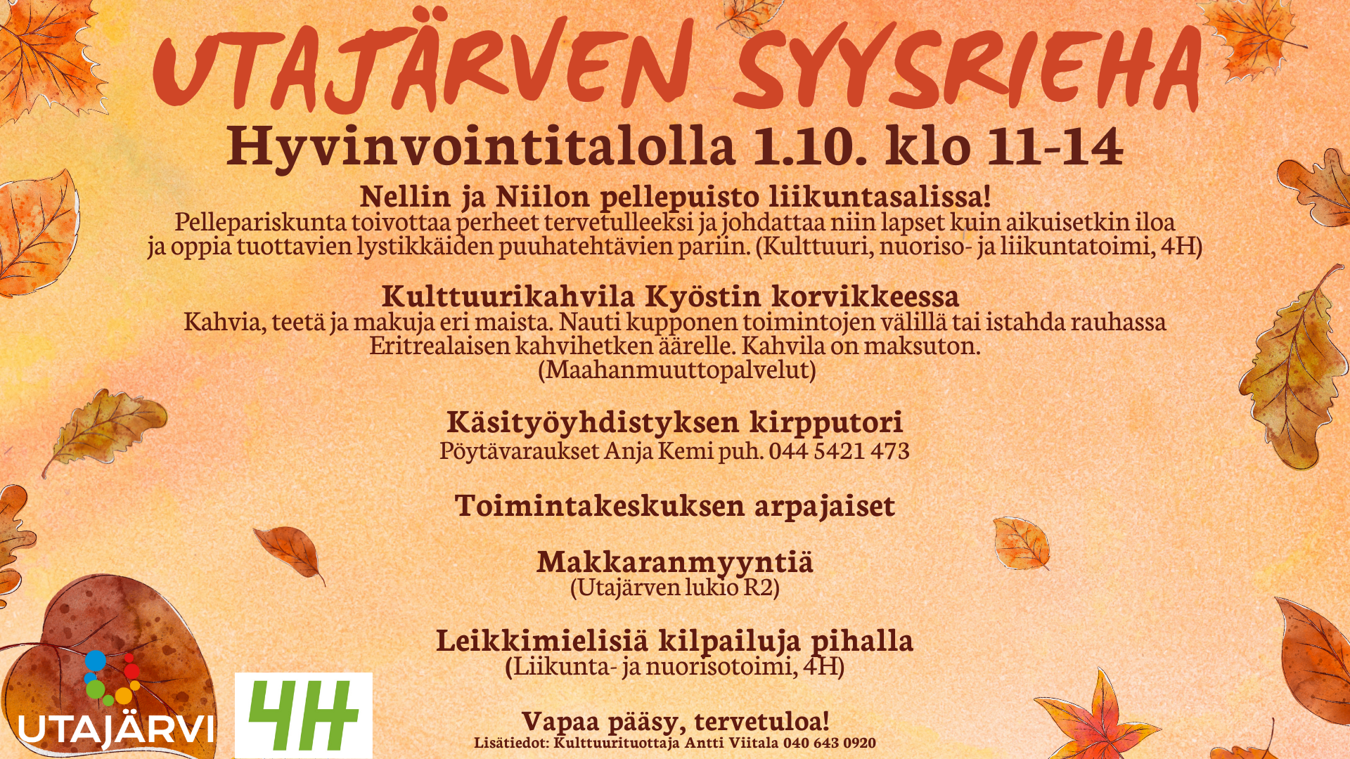 Utajärven syysrieha Hyvinvointitalolla