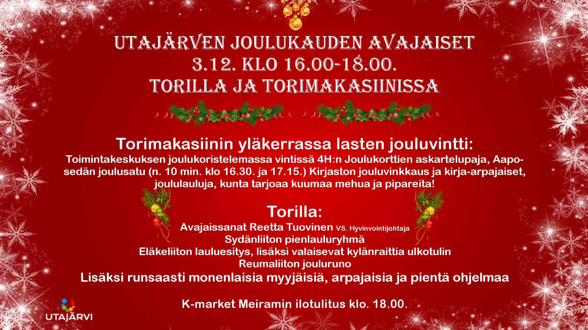 Joulukauden avajaiset