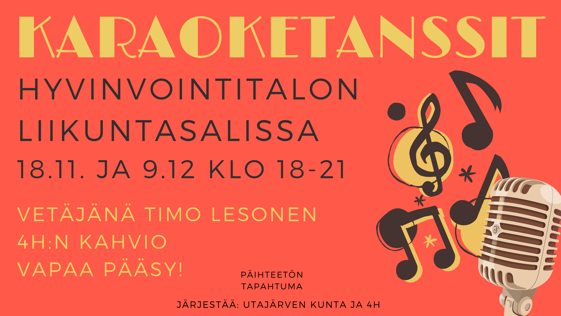 Karaoketanssit marras-joulukuu